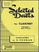 SELECTED DUETS #1 CLARINET cover